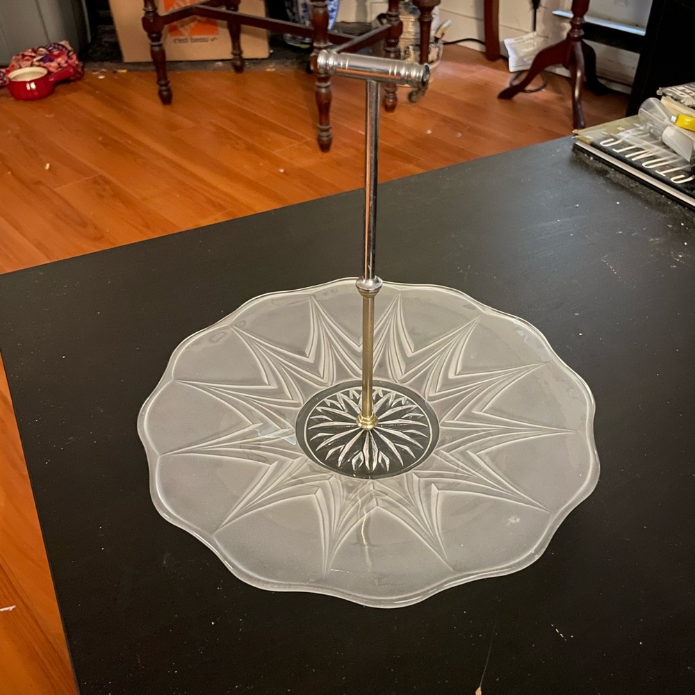 Beautiful Art Deco Style Cake Plate